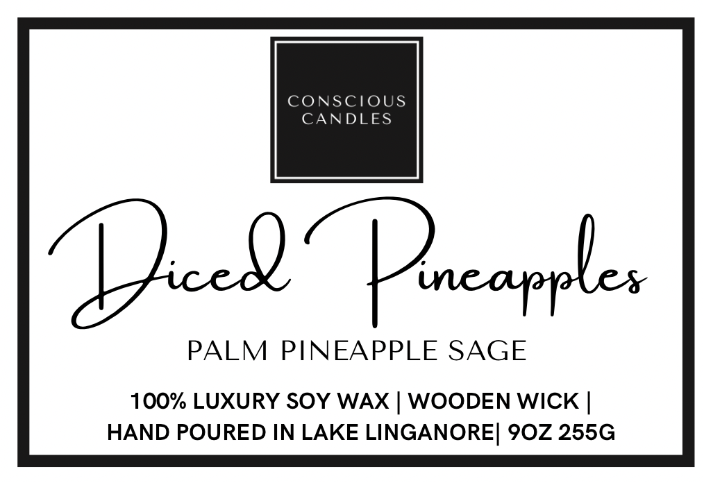 Diced Pineapples Candle