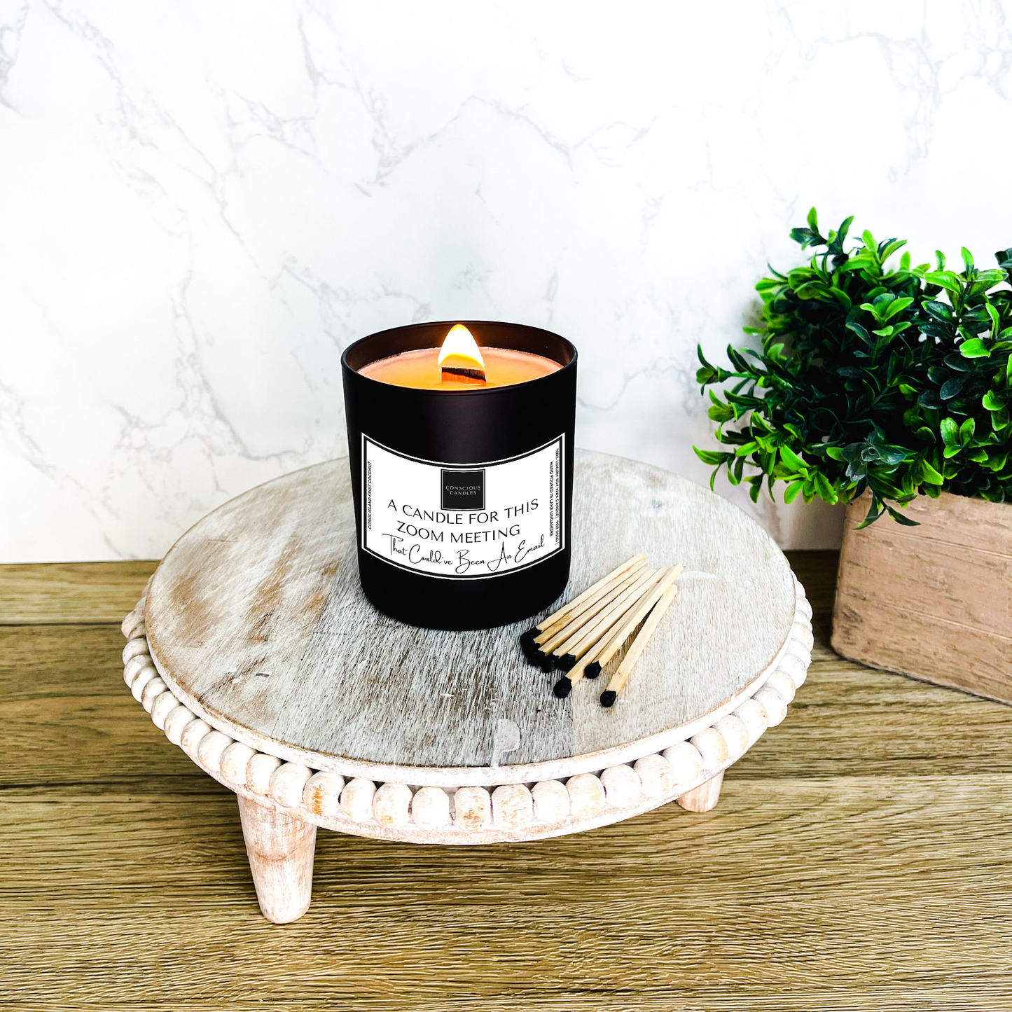 A Candle For This Zoom Meeting