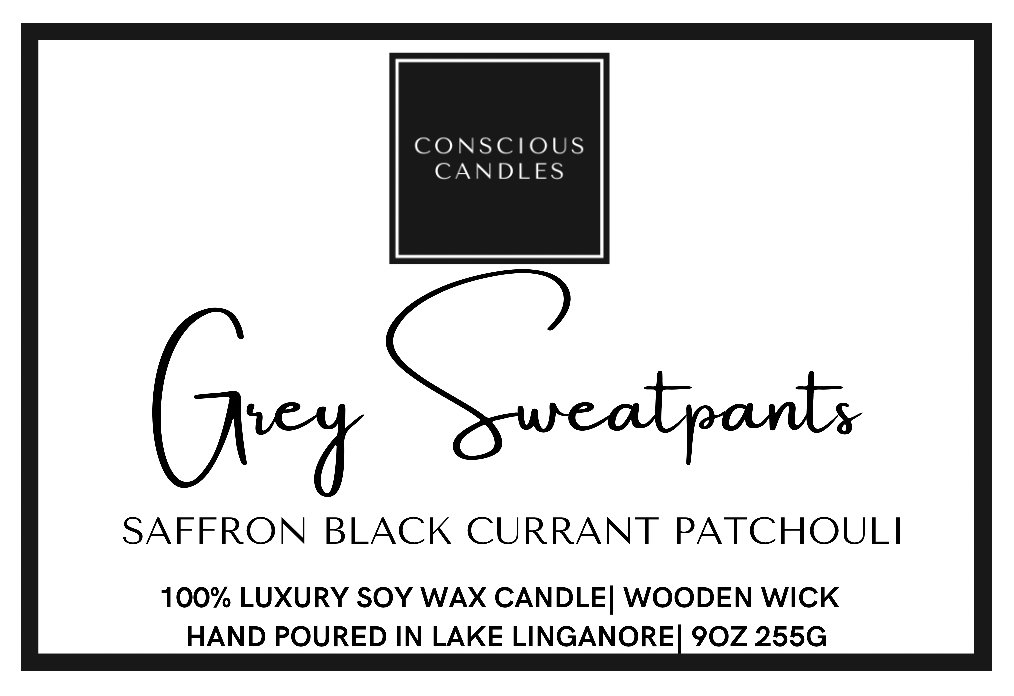 Gray Sweatpants Candle
