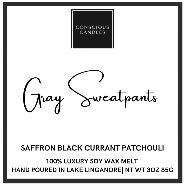 Gray Sweatpants Wax Melt