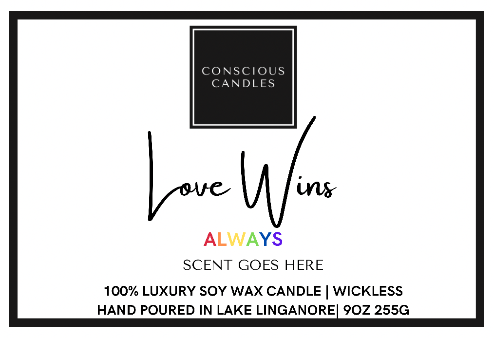 Love Wins ALWAYS Candle