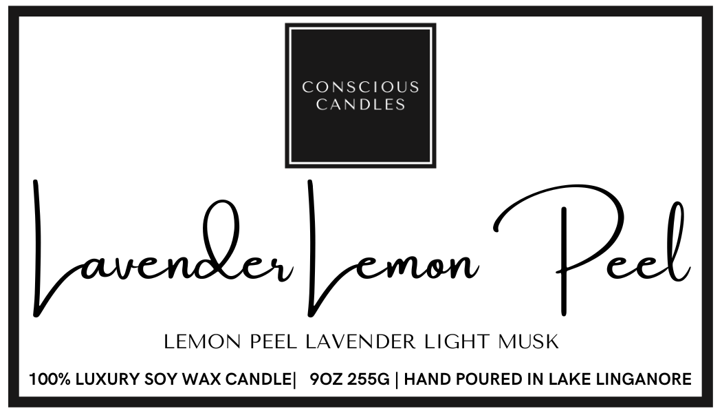 Lavender Lemon Peel Candle