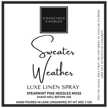 Load image into Gallery viewer, Fall Collection Sweater Weather Linen Spray
