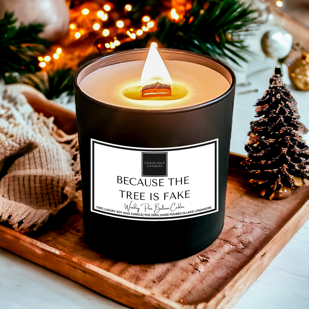 Because The Tree Is Fake Candle