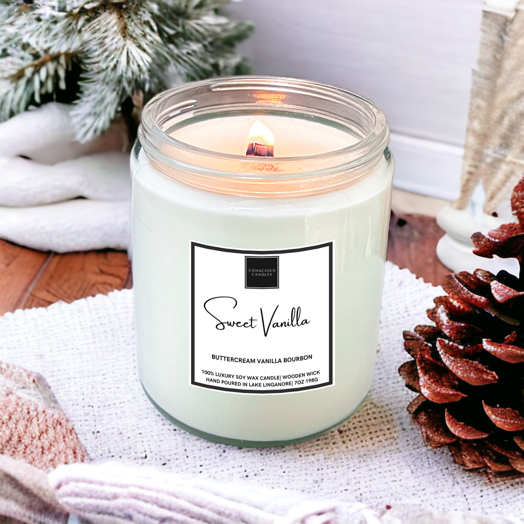 Sweet Vanilla Candle - 7oz