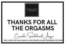Load image into Gallery viewer, Thanks For The Orgasms Candle
