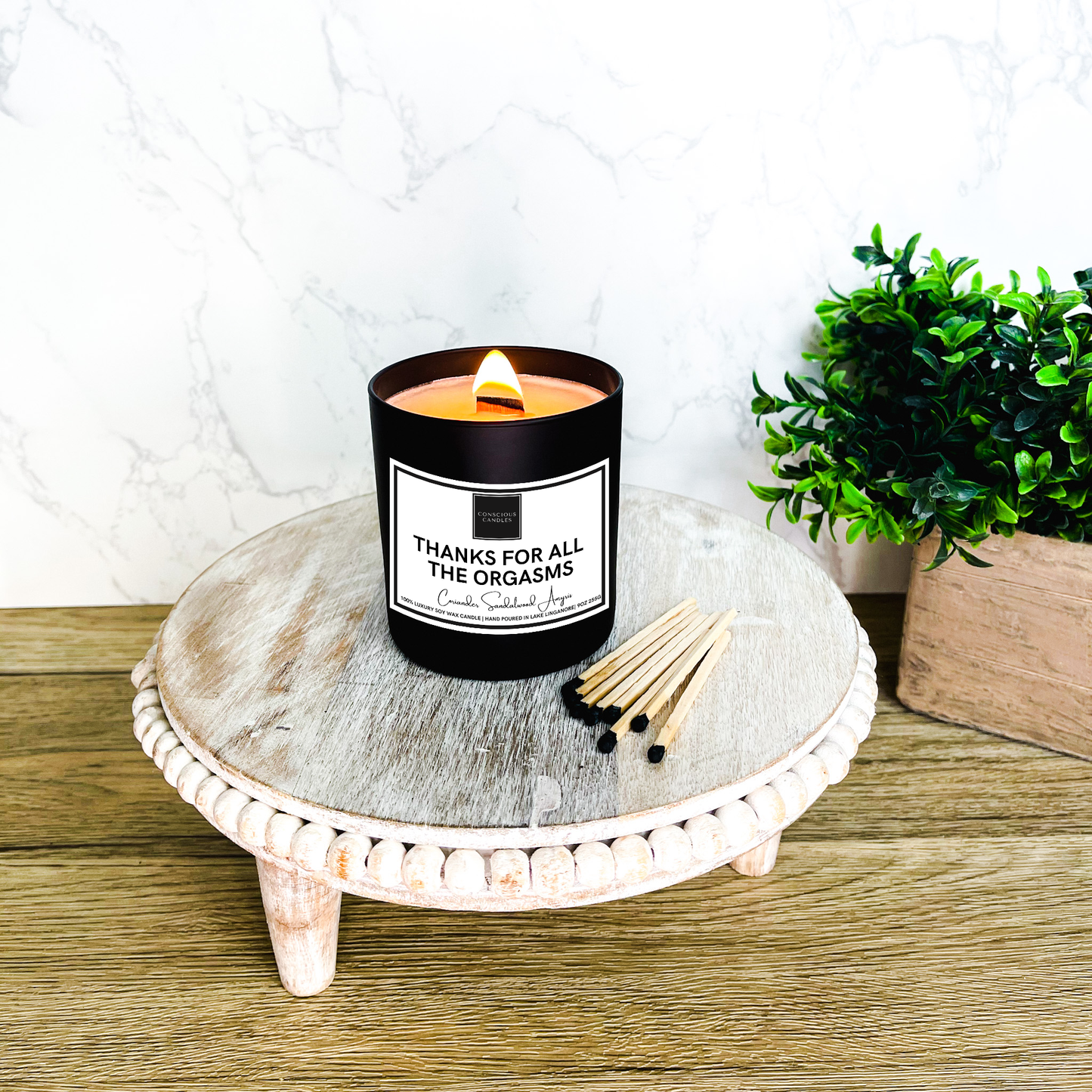 Thanks For The Orgasms Candle
